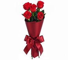 Букет 5 Красных роз Эдлесс Лав в Рамони