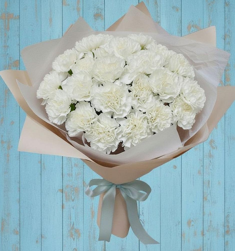 Букет цветов из: Гвоздики в Рамони