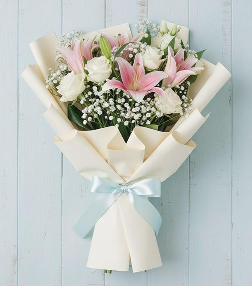 Букет цветов из: Лилии в Рамони