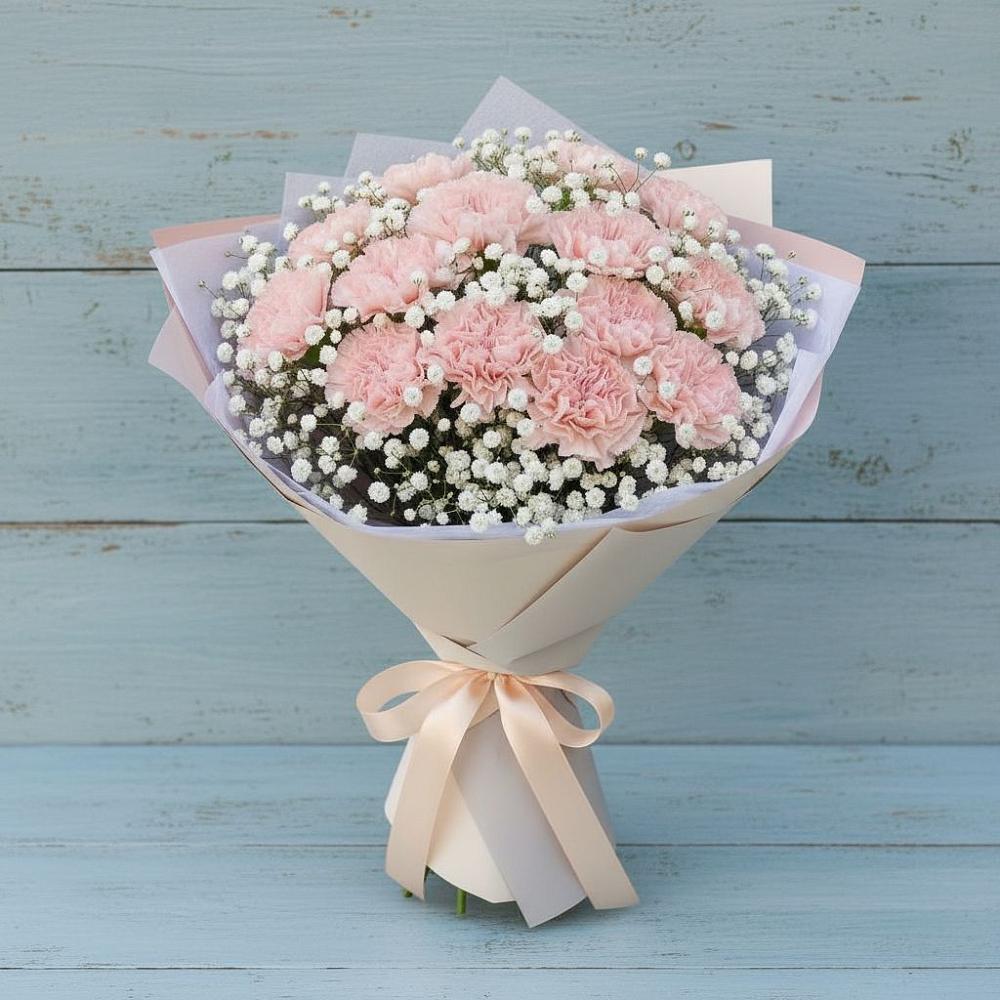 Букет цветов из: Гвоздики в Рамони