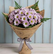 Букет цветов из:  Хризантемы #REPLACE_PRED# Рамони