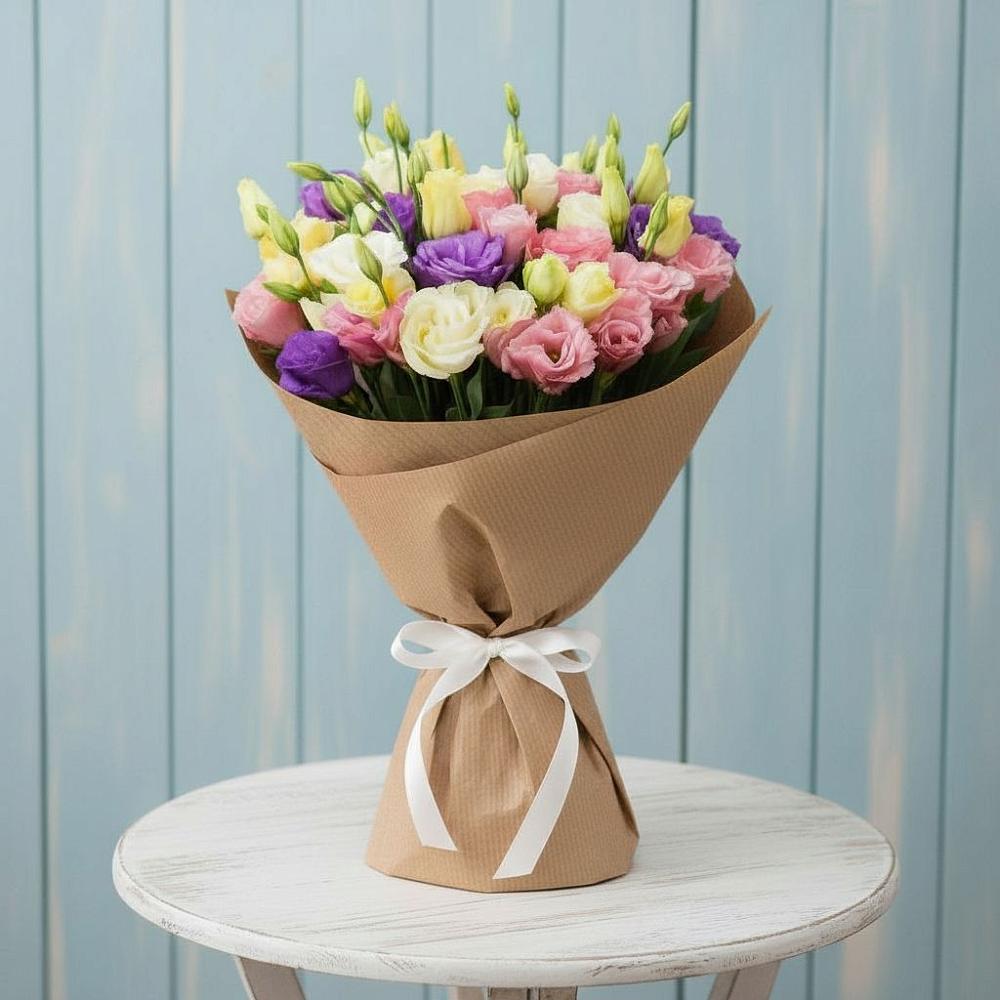 Букет цветов из: Лизиантусы в Рамони