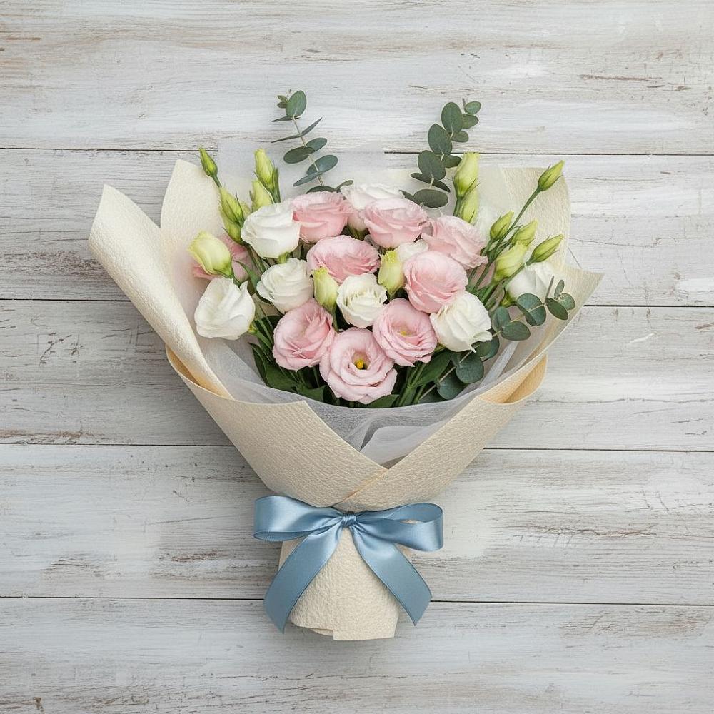 Букет цветов из: Лизиантусы в Рамони